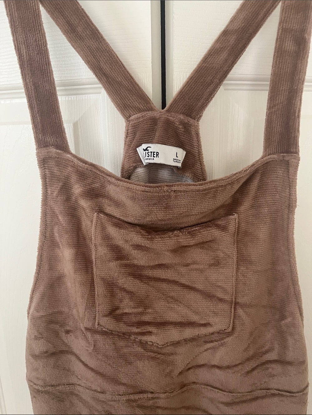 Hollister Brown Corduroy Pinafore Dress - Picture 3 of 5